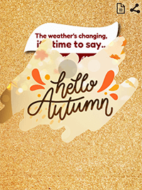 Autumn Greeting Card