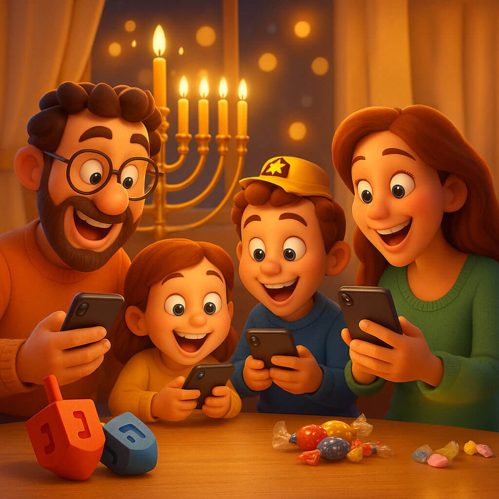 משחקים ופעילויות לחנוכה - נהנים ומשחקים בחנוכה עם המשפחה או הקהילה