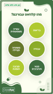 האפליקציה של המשתתפים בקיר השיתופי בוחרים ערכים לעת החברה