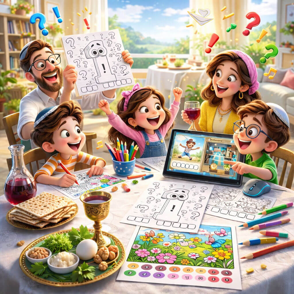 הפעלות פסח פעילות לליל הסדר ולחג הפסח