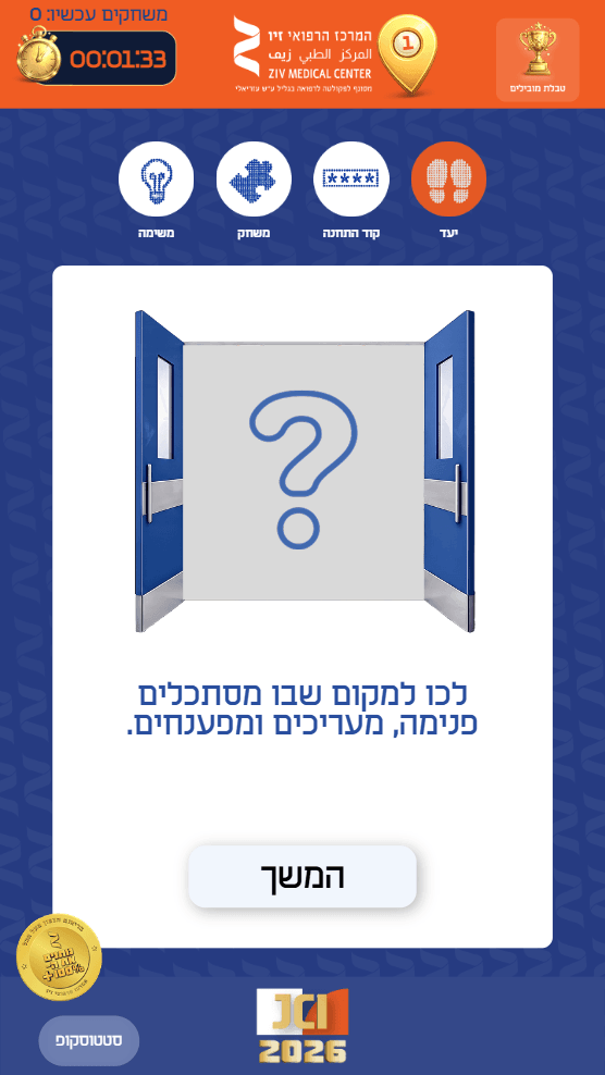השלב הראשון בפעילות גיבוש עם ערך: רמז שמוביל לתחנה