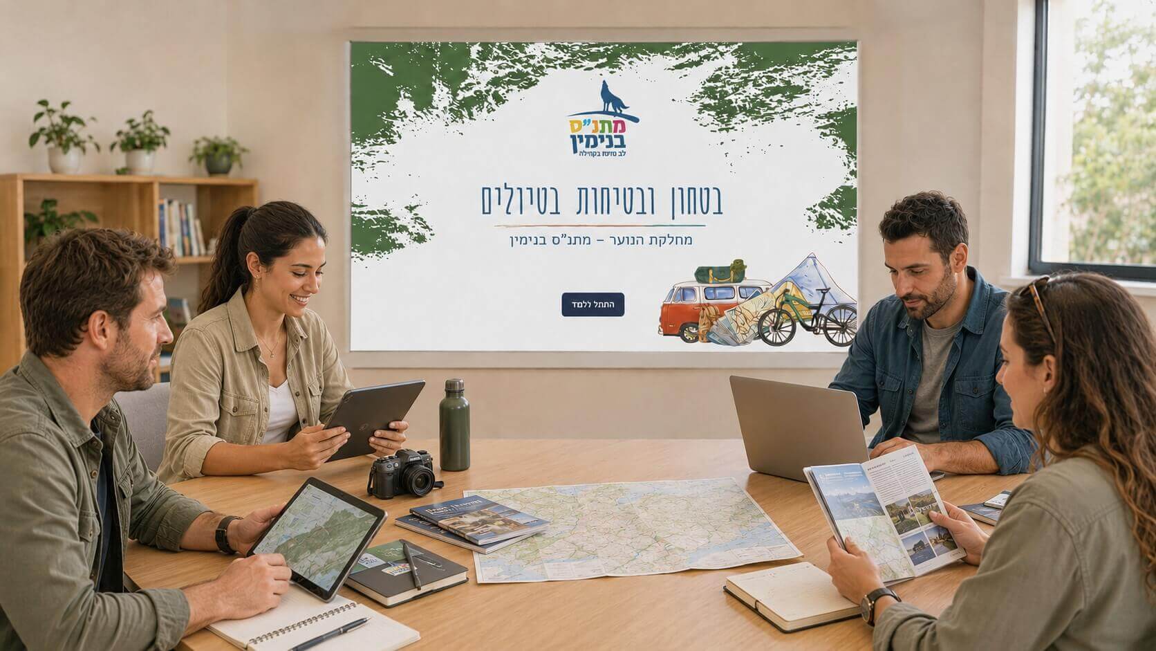 פיתוח קורס דיגיטלי - מתנ"ס בנימין