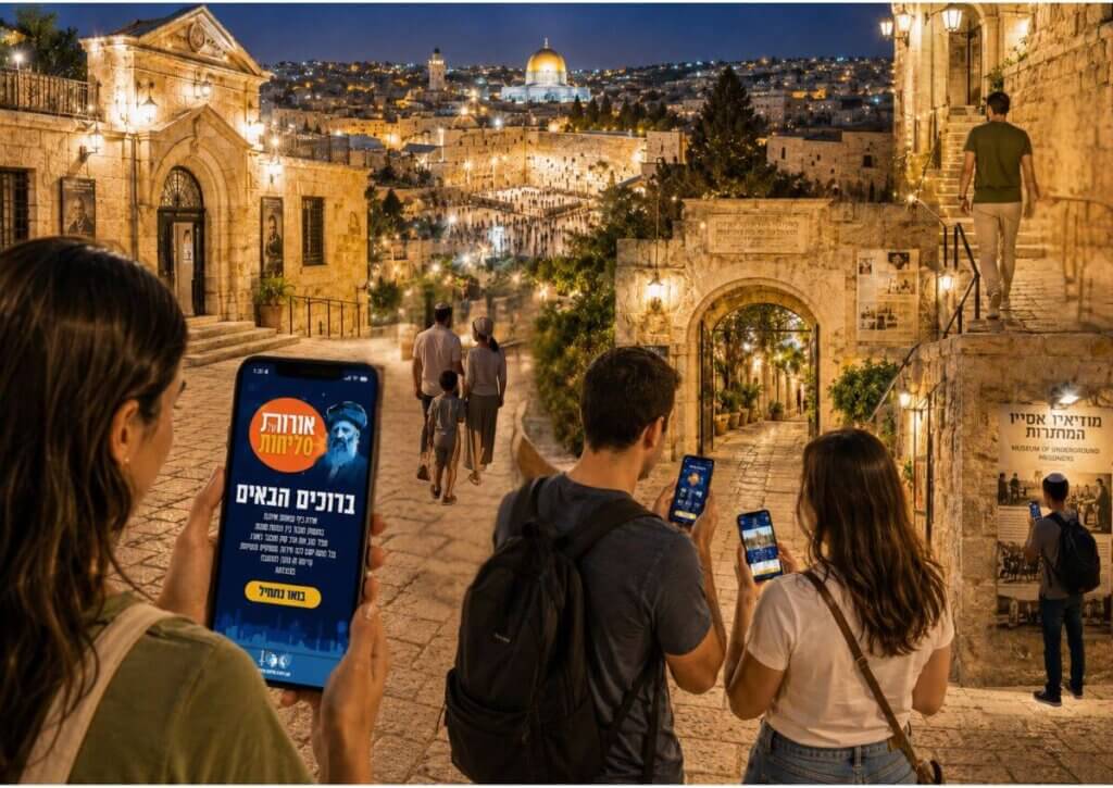 סיור דיגיטלי עצמאי בירושלים
